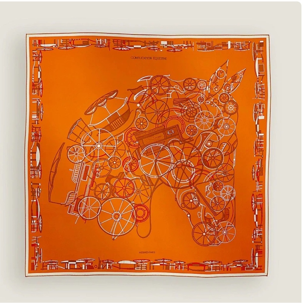 Hermès Complication Equestre scarf